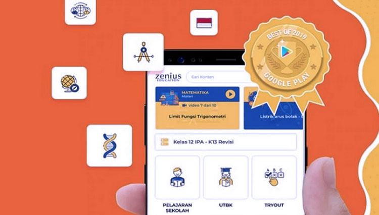 Ilustrasi - Zenius Education, platform pendidikan berbasis teknologi (edtech). (FOTO: Istimewa/kabar24.bisnis.com)