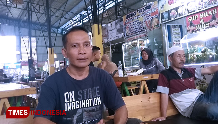 Ketua Paguyuban Kamulyan kuliner Banjarnegara Riyadi pasrah (FOTO : Muchlas Hamidi/TIMES Indonesia)
