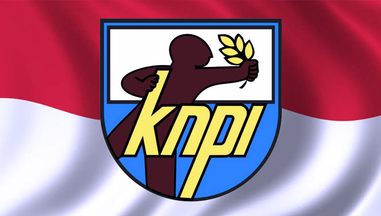 Logo KNPI dengan latar belakang bendera merah putih. (Foto: Istimewa)