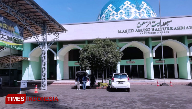 Suasana Masjid Agung Baiturrahman di Kepanjen. (Foto : Binar Gumilang / TIMES Indonesia)