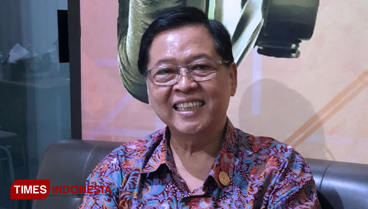 Sumartono Hadinoto, CEO PMI Surakarta. (Foto: Mukhtarul Hafidh/TIMES Indonesia)