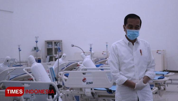 Kunjungi Rumah Sakit Penanganan Corona, Jokowi: Semoga Tidak Terpakai