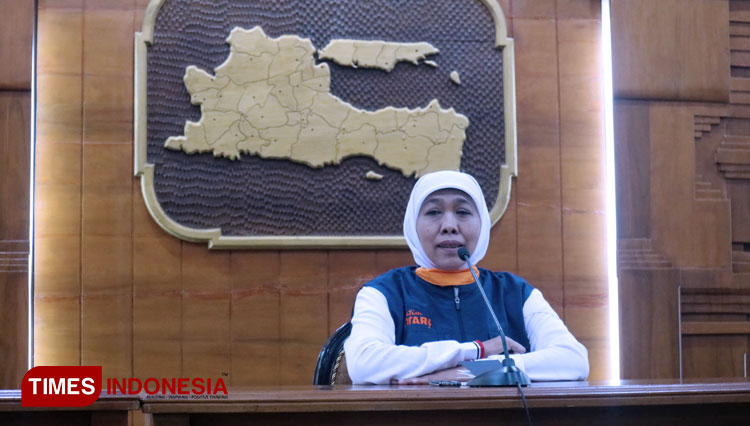 Gubernur Jawa Timur Khofifah Indar Parawansa. (Foto : Dok. TIMES Indonesia)