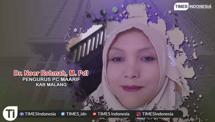 Dr. Noer Rohmah, M. PdI, Pengurus PC Maarif Kab Malang.
