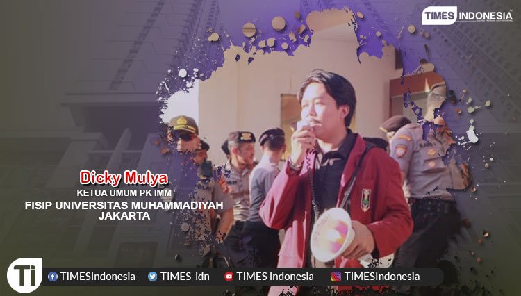 Dicky Mulya, Ketua Umum PK IMM FISIP Universitas Muhammadiyah Jakarta.
