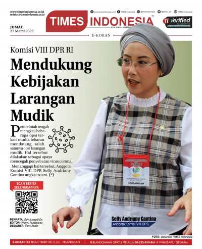 Edisi Jumat, 27 Maret 2020: E-Koran, Bacaan Positif Masyarakat 5.0