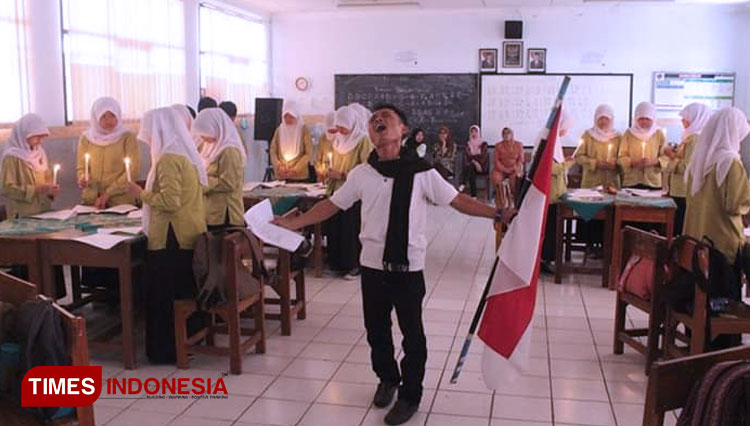 Fendi Kachong Pendiri Komunitas Kampoeng Jerami (FOTO: Edi Junaidi Ds/ TIMES Indonesia)