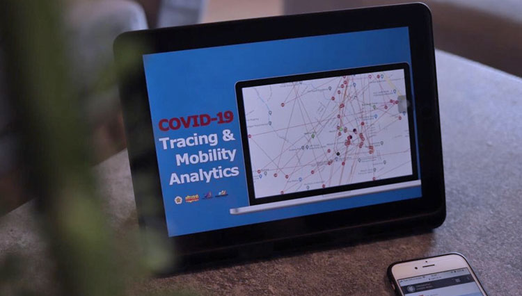 How Covid-19 Tracing and People Mobile Analysis System Works. (PHOTO: Istimewa)