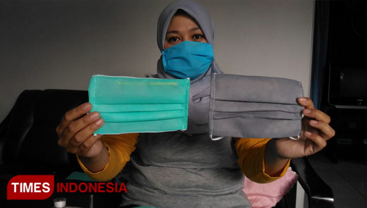 This Lady Produces Washable Face Mask After Being Sent Home by Her Factory
