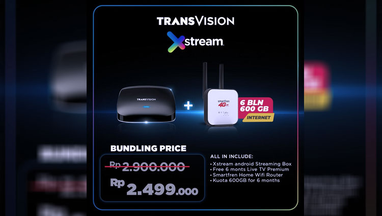 Transvision Suguhkan Paket Bundling Temani Pelanggan #dirumahaja