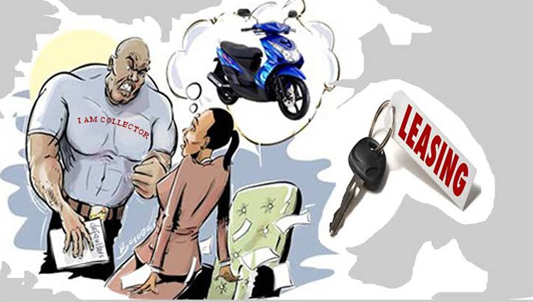 Ilustrasi pengambilan kendaraan oleh debt collector (Foto : Mimoza.com)