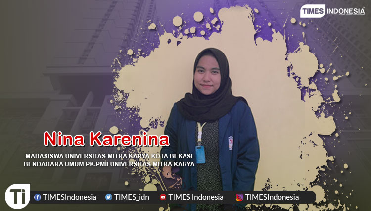 Nina Karenina Mahasiswa Universitas Mitra Karya Kota Bekasi, Bendahara Umum PK.PMII Universitas Mitra Karya