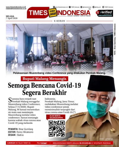 Edisi Selasa, 7 April 2020: E-Koran, Bacaan Positif Masyarakat 5.0