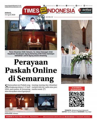 Edisi Jumat, 10 April 2020: E-Koran, Bacaan Positif Masyarakat 5.0