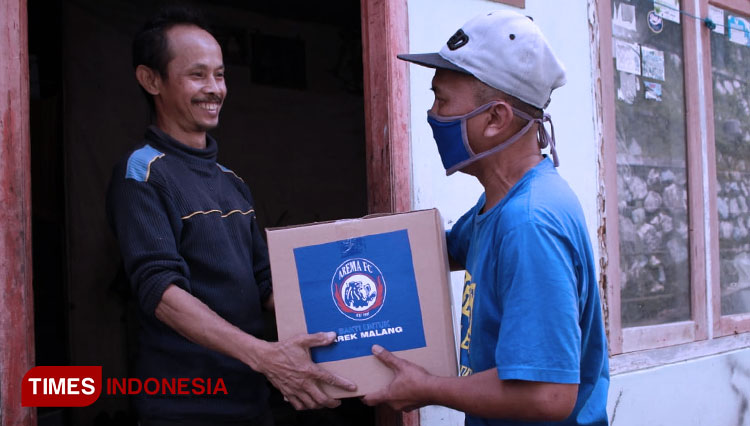 Arema FC gelar Bhakti untuk Arek Malang (Foto : Ovan Setiawan / TIMES Indonesia)