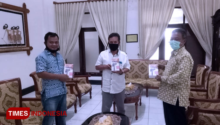 Suasana saat penerimaan oleh Bupati Pacitan, Indartato. (Foto: Rachmad Dwiyanto For TIMES Indonesia)
