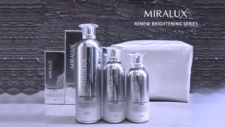 Miralux Renew Brightening cream dapat menjadi pilihan krim pencerah wajah yang mengandung fast acting bio actives yanghiperpigmentasi, merangsang pembentukan kolagen dan meratakan warna kulit. (FOTO: Miracle Aesthetic Clinic Bali)