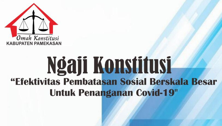 Pamflet ngaji konstitusi.