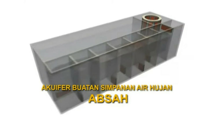 Ilustrasi Inovasi Akuifer Buatan Simpanan Air Hujan (ABSAH) (FOTO: Biro Komunikasi Publik Kementerian PUPR RI)