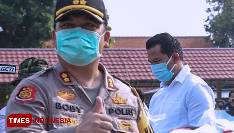 Kapolres Jombang AKBP Boby Pa'ludin Tambunan. (FOTO: Moh Ramli/TIMES Indonesia)