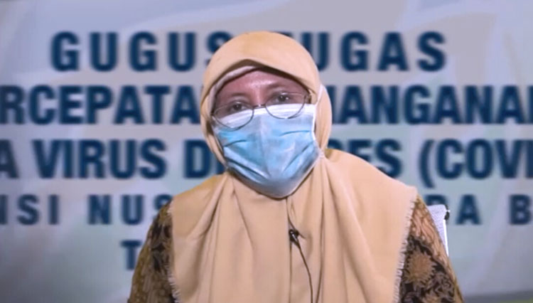 Kepala Dinas Kesehatan Provinsi NTB, dr. Nurhandini Eka Dewi. (Foto: Humas Pemprov NTB for TIMES Indonesia)