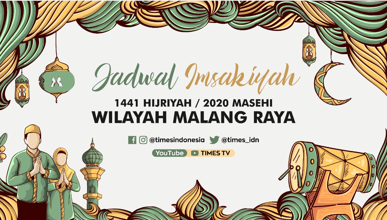 Inilah Jadwal Imsakiyah Ramadhan 2020 Terlengkap untuk Malang Raya