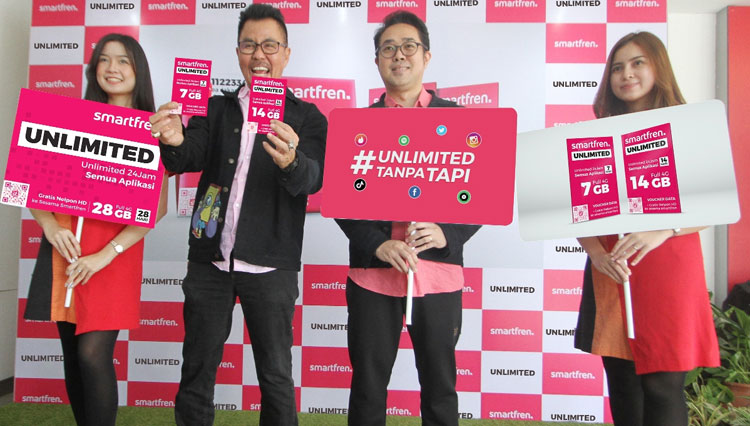 Peluncuran paket unlimited Smartfren.(Foto : Dok.Smartfren)