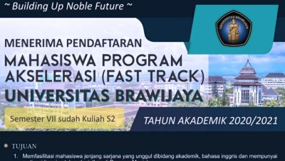 Tancap Gas Ranking Dunia Ub Buka Pendaftaran Program Fast Track 