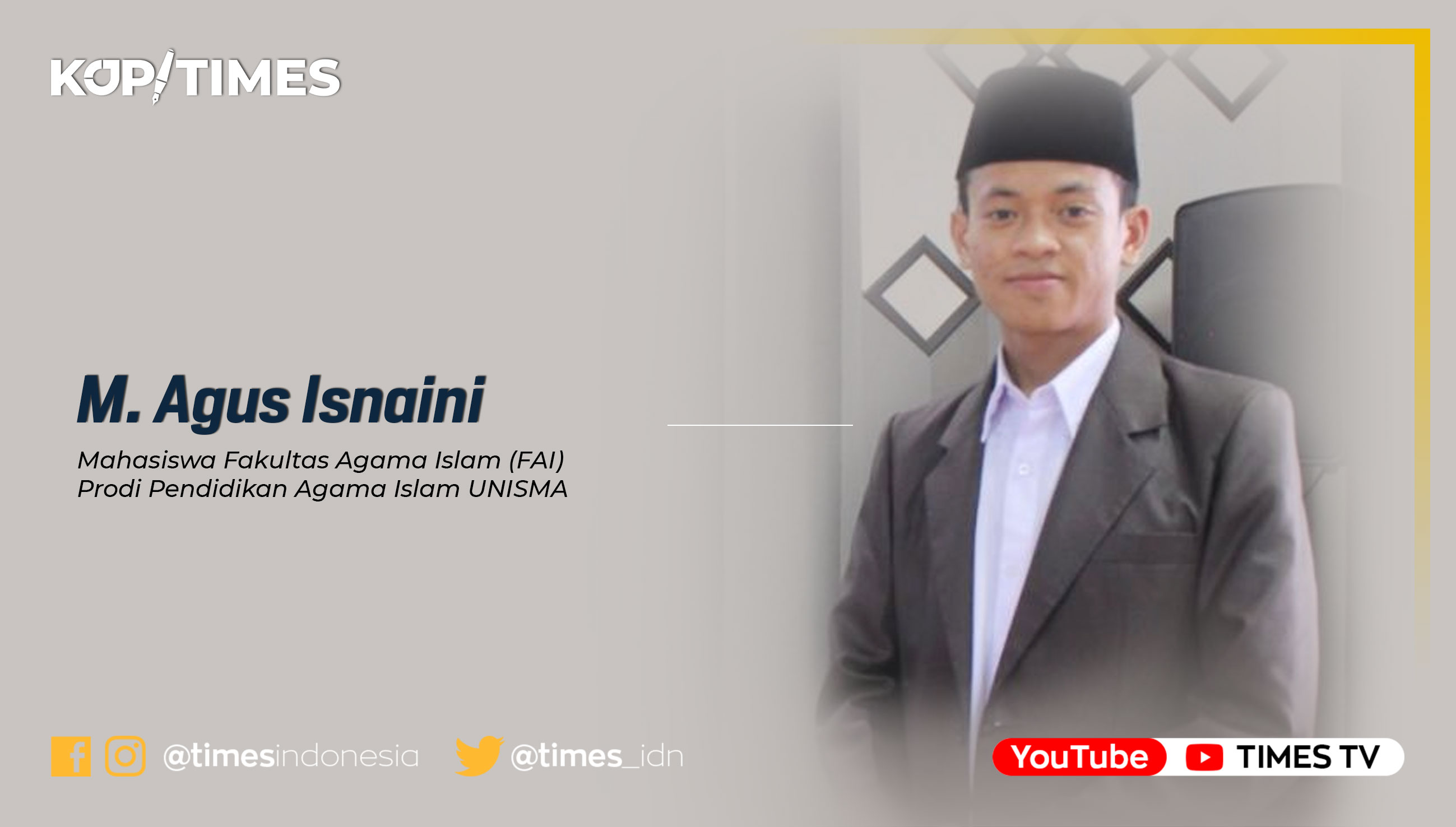 Universitas Islam Malang; Relevansi Surat Al Isra Ayat 82 ...