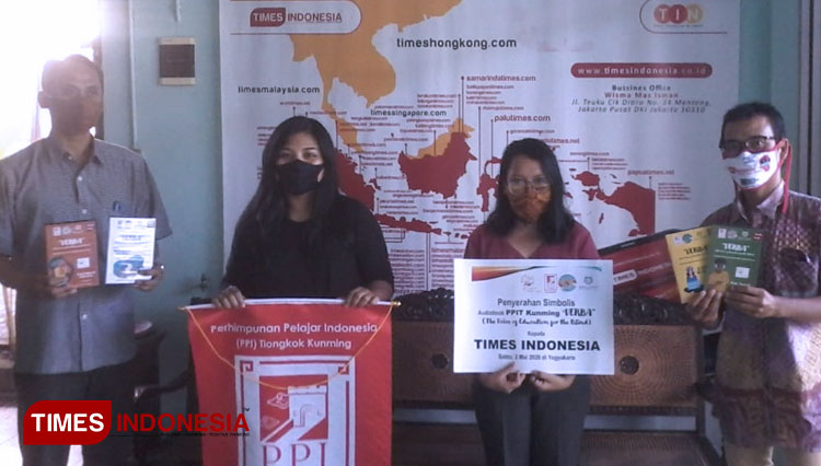 Gandeng TIMES Indonesia, PPIT Kunming Bagikan Audiobook Verba untuk Pelajar Tunanetra