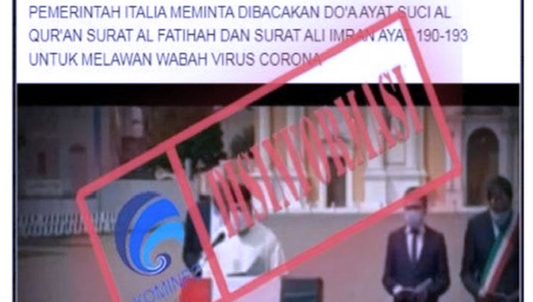 Tangkapan layar video yang sudah beredar dan distempel Hoak oleh Kominfo RI. (Foto: Tangkapan layar Facebook)