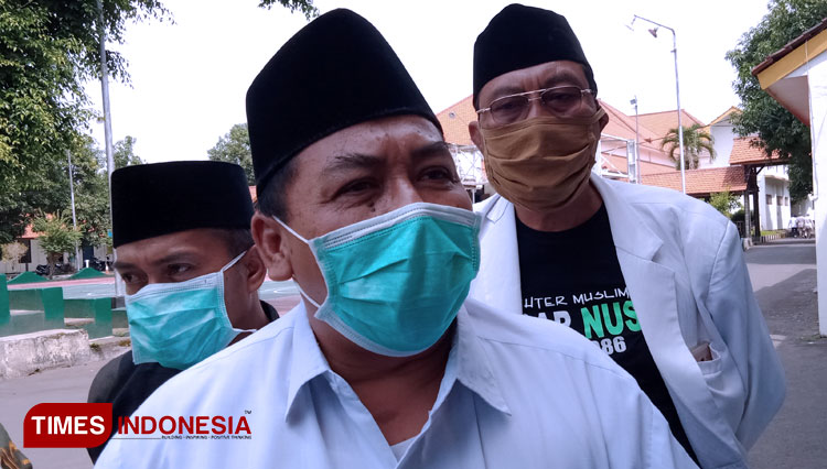 Ketua PCNU Kabupaten Bondowoso Jawa Timur KH Abdul Qodir Syam. (FOTO: Moh Bahri/TIMES Indonesia)