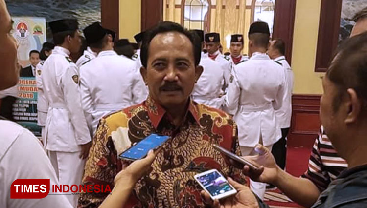 Kepala Dinas Kebudayaan, Pariwisata, Pemuda dan Olahraga Kabupaten Cirebon, Drs. H. Hartono MM. (Foto: Devteo MP/TIMES Indonesia)