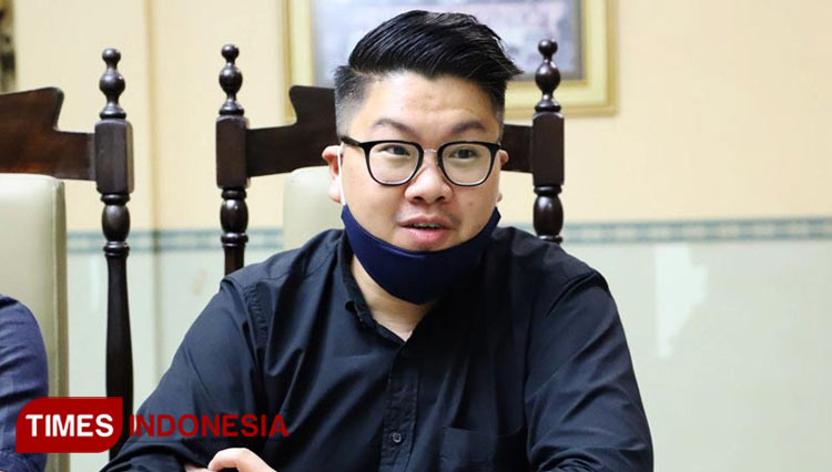 Direktur Utama PT Prima Lima Tiga Isaac Nugraha Munandar, Minggu (11/5/2020).(Foto : Lely Yuana/TIMES Indonesia)