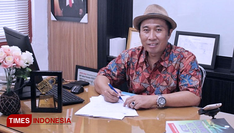 Ketua KI Jabar Ijang Faisal. (Foto: Fazar/TIMES Indonesia)