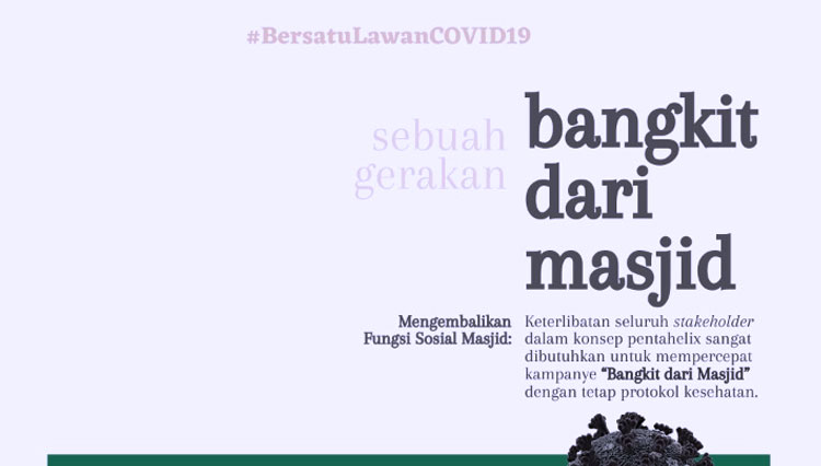 Ilustrasi gerakan #BangkitdariMasjid. (Foto : DKM Masjid Raya Al Kautsar for TIMES Indonesia)