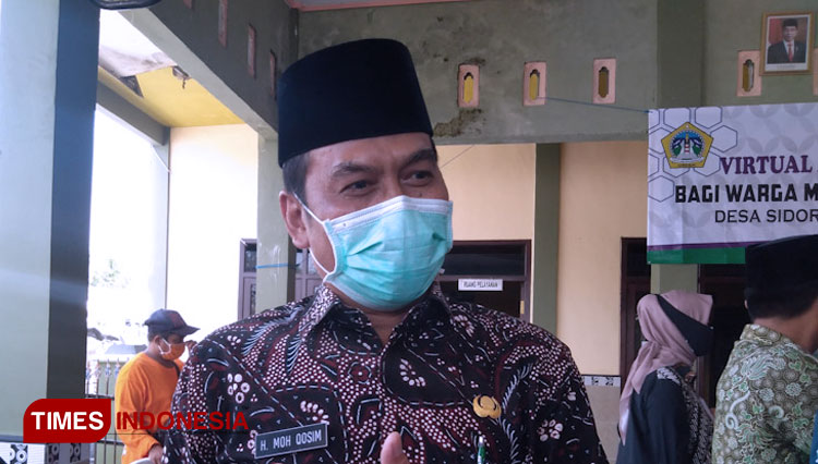 Wakil Bupati Gresik Moh Qosim dalam suatu kesempatan. (Foto: Akmal/TIMES Indonesia)