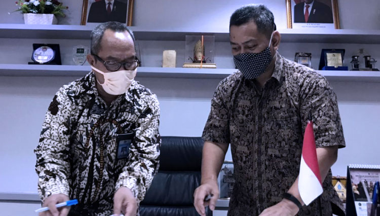 Penandatanganan nota kesepakatan antara Kementerian Agama dengan Google di Jakarta.(FOTO:Kemenag)