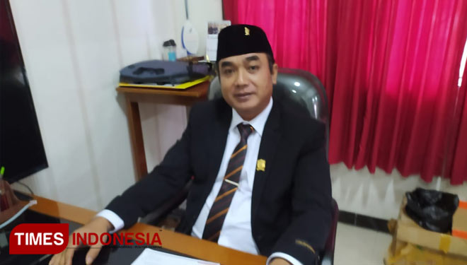 Ismawan Setya Handoko SE Ketua DPRD Banjarnegara (FOTO : Muchlas Hamidi/TIMES Indonesia)
