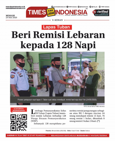 Edisi Minggu, 24 Mei 2020: E-Koran, Bacaan Positif Masyarakat 5.0