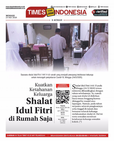 Edisi Minggu, 24 Mei 2020: E-Koran, Bacaan Positif Masyarakat 5.0
