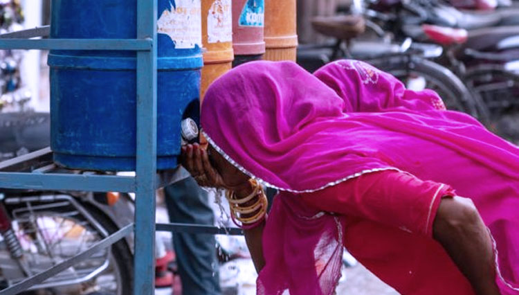 Churu di negara bagian Rajasthan mencatat suhu 50 derajat Celcius (FOTO: BBC/Getty Image)