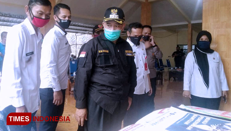 Bupati Malang, Drs HM Sanusi MM pada suatu kegiatan. (Foto: Binar Gumilang/TIMES Indonesia)