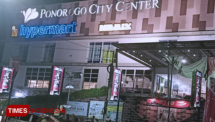 Mal Ponorogo City Center siap menerapkan protokol new normal. (foto: Marhaban/TIMES Indonesia)