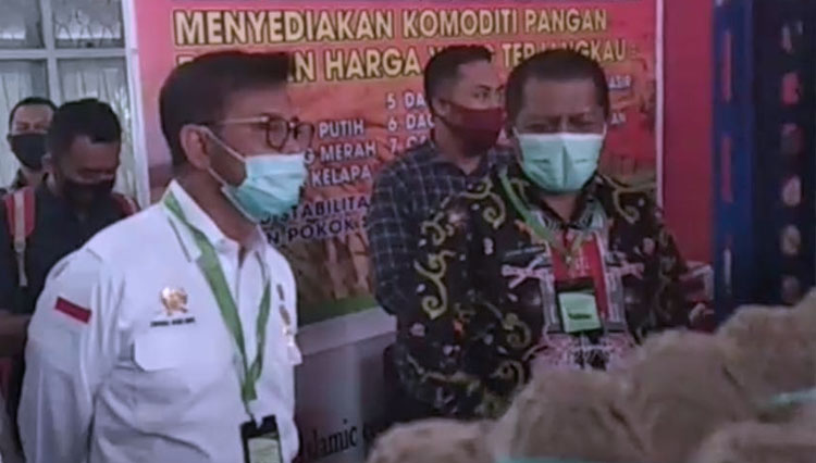 Menteri Pertanian (Mentan RI) Syahrul Yasin Limpo kunjungan kerja ke Maluku, Sabtu (30/5/2020). (Foto:Kementan RI)