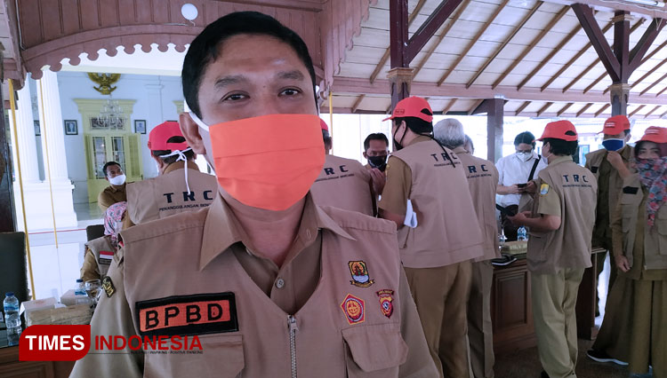 Kepala BPBD Kabupaten Cirebon, Alex (Foto: Devteo MP/TIMES Indonesia)