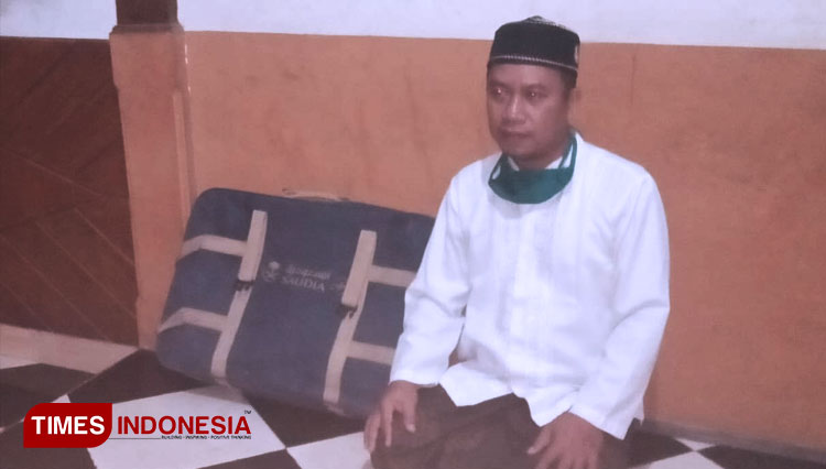 Aris Subianto JCH asal Ngawi tidak bisa berangkat haji tahun ini karena penundaan dari pemerintah akibat pandemi Covid-19. (FOTO: Dokumen Pribadi Aris Subianto for TIMES Indonesia) 
