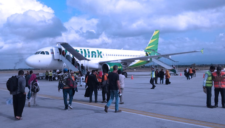 Maskapai Citilink mulai menerapkan aturan standar baru bagi para penumpang, yang ingin melakukan perjalanan udara. (Foto: Dok TIMES Indonesia)