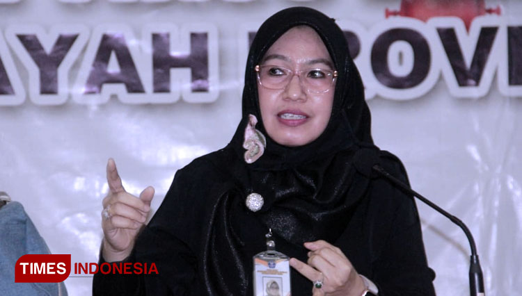 Jubir Covid-19 Maluku Utara dr. Alwia Assagaf. (Foto: Wahyudi Yahya/TIMES Indonesia)