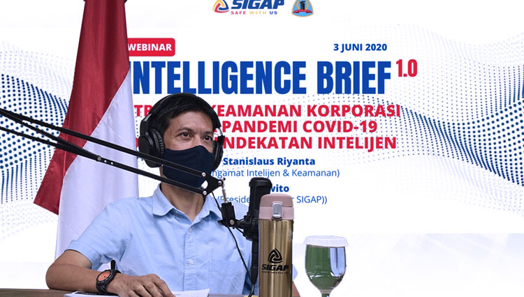Analis Intelijen dan Keamanan Negara, Stanislaus Riyanta. (foto: Edi Junaidi Ds/TIMES Indonesia)